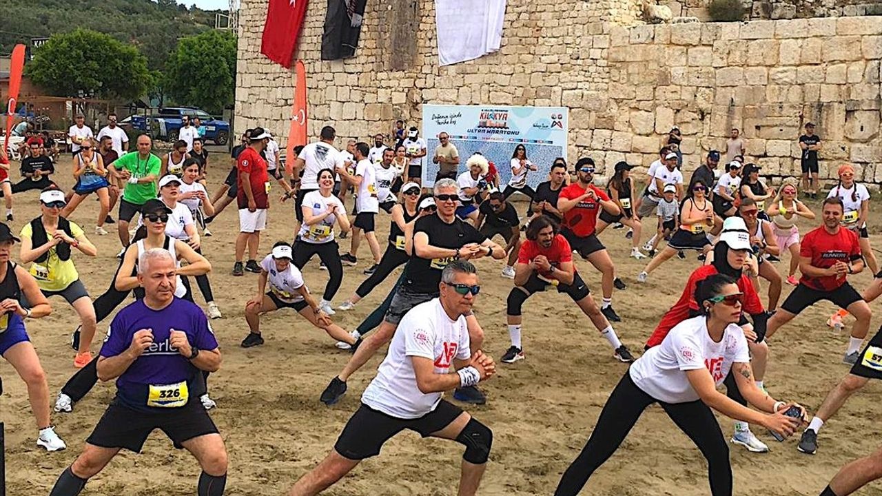 4. Uluslararası Kilikya Ultra Maratonu Mersin'de Tamamlandı