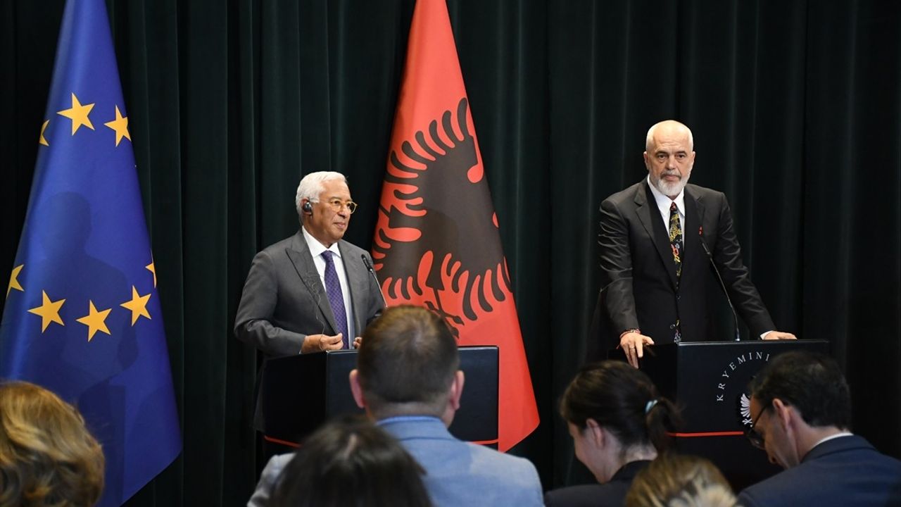 AB Konseyi Başkanı Costa: 'Arnavutluk, AB'nin genişleme sürecinin somut örneğidir'