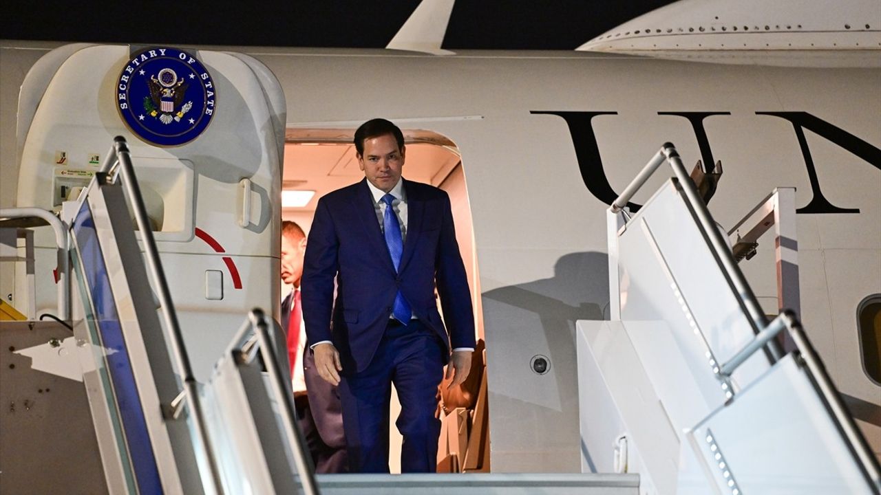 ABD Dışişleri Bakanı Marco Rubio, Antalya'ya Geldi