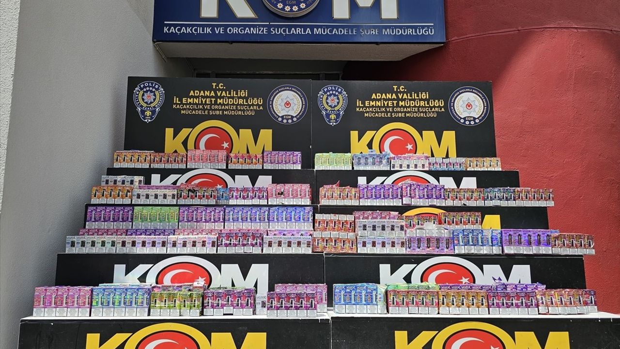 Adana'da 15 Milyon 270 Bin Kaçak Makaron Ele Geçirildi