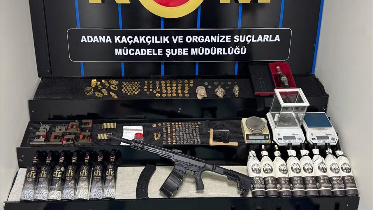 Adana'da Sahte Altın Üretimi: 4 Tutuklama