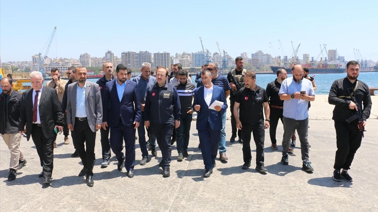 AFAD Başkanı Ali Hamza Pehlivan, Lazkiye Valiliğini Ziyaret Etti