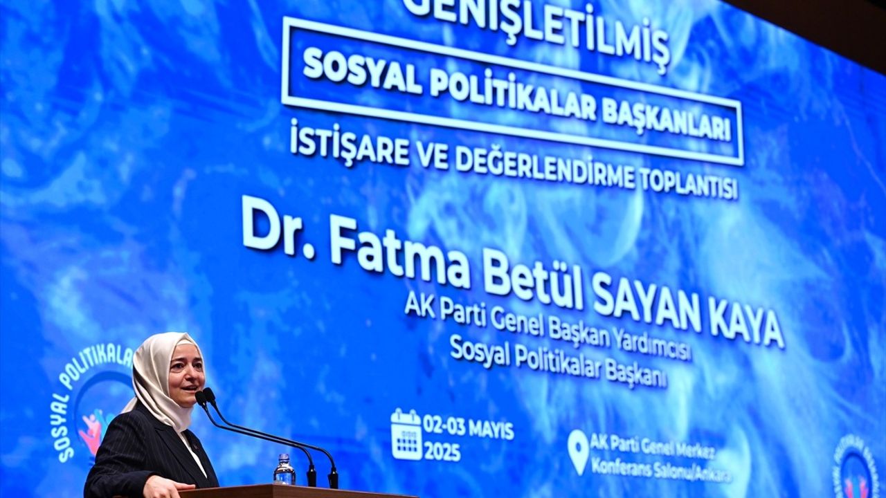 AK Parti Genel Başkan Yardımcısı Kaya, CHP'yi Eleştirdi