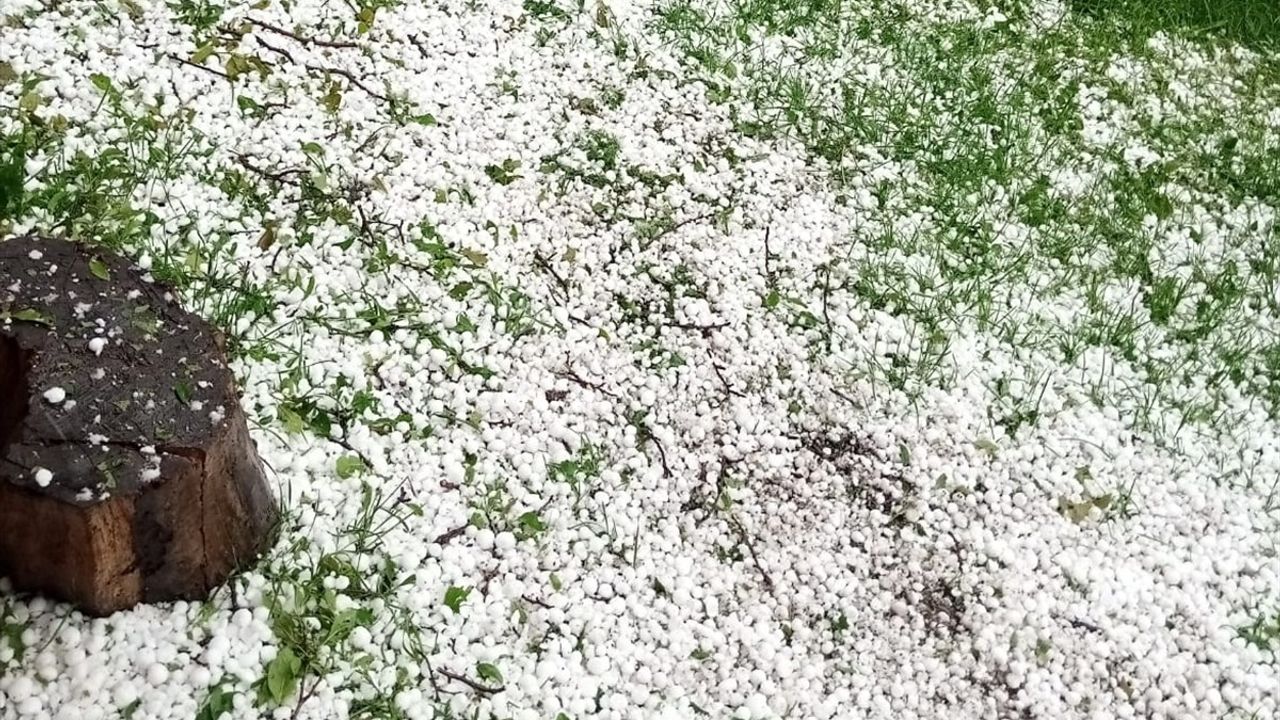 Ardahan'da Posof İlçesinde Dolu ve Sağanak Yağışlar Etkili Oldu