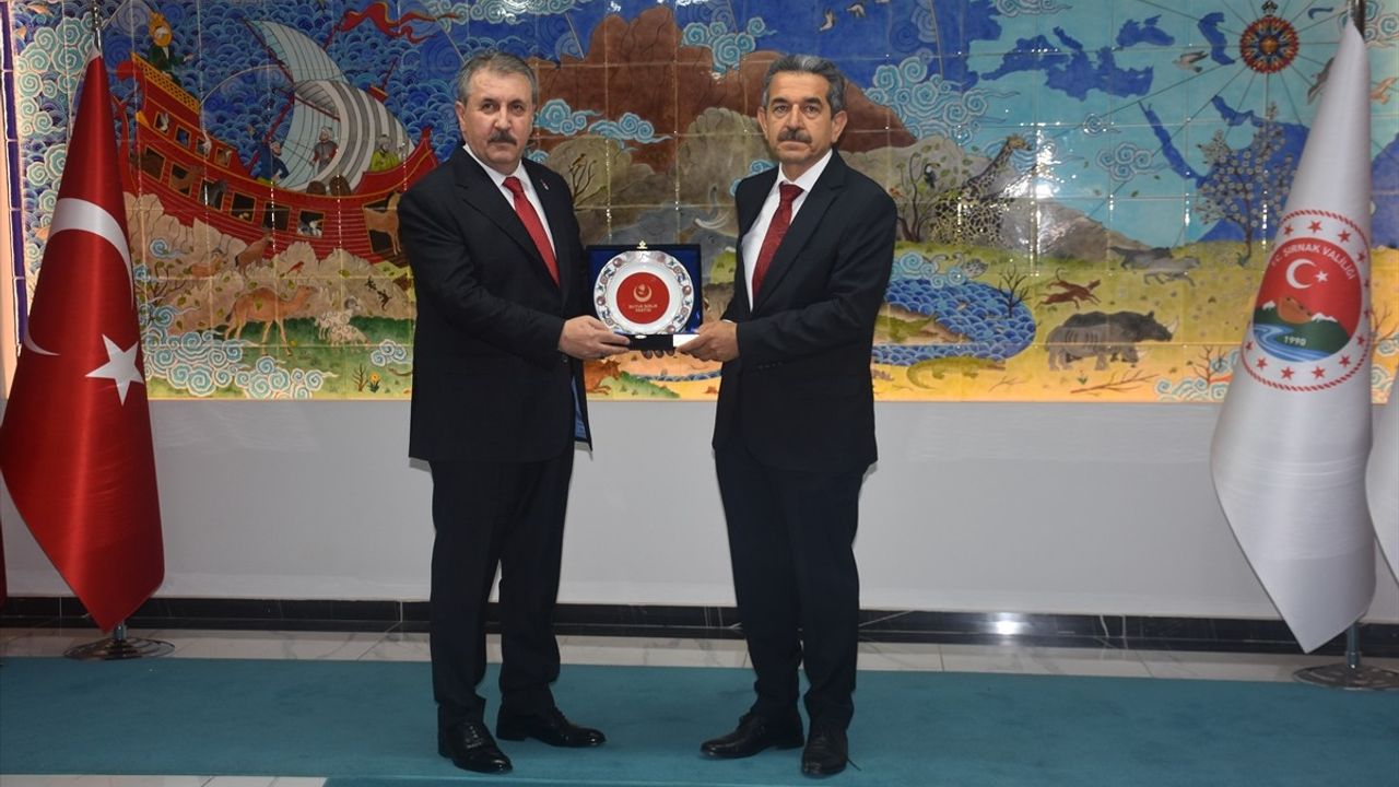 BBP Genel Başkanı Mustafa Destici, Şırnak'ta Terörsüz Türkiye Vurgusu Yaptı