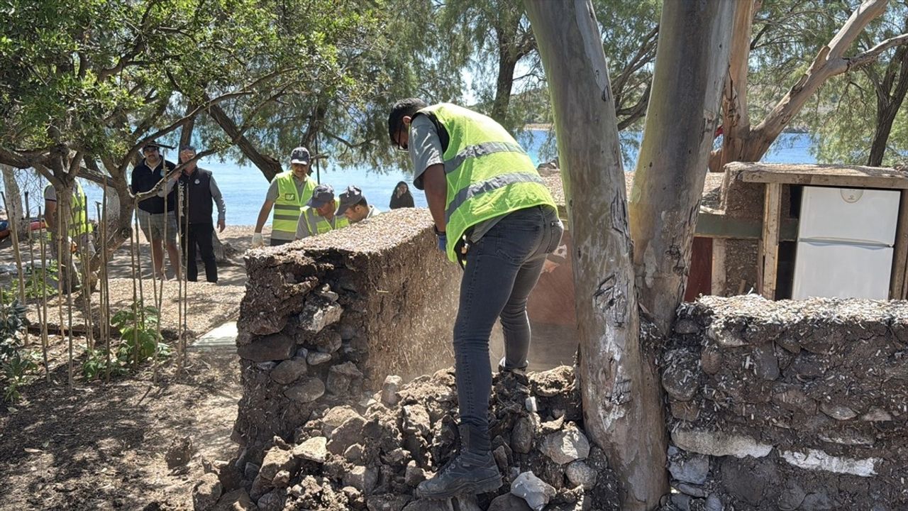 Bodrum'daki Kaçak Yapı Yıkıldı: Doğal Sit Alanında Güvenlik Önlemleri Artıyor