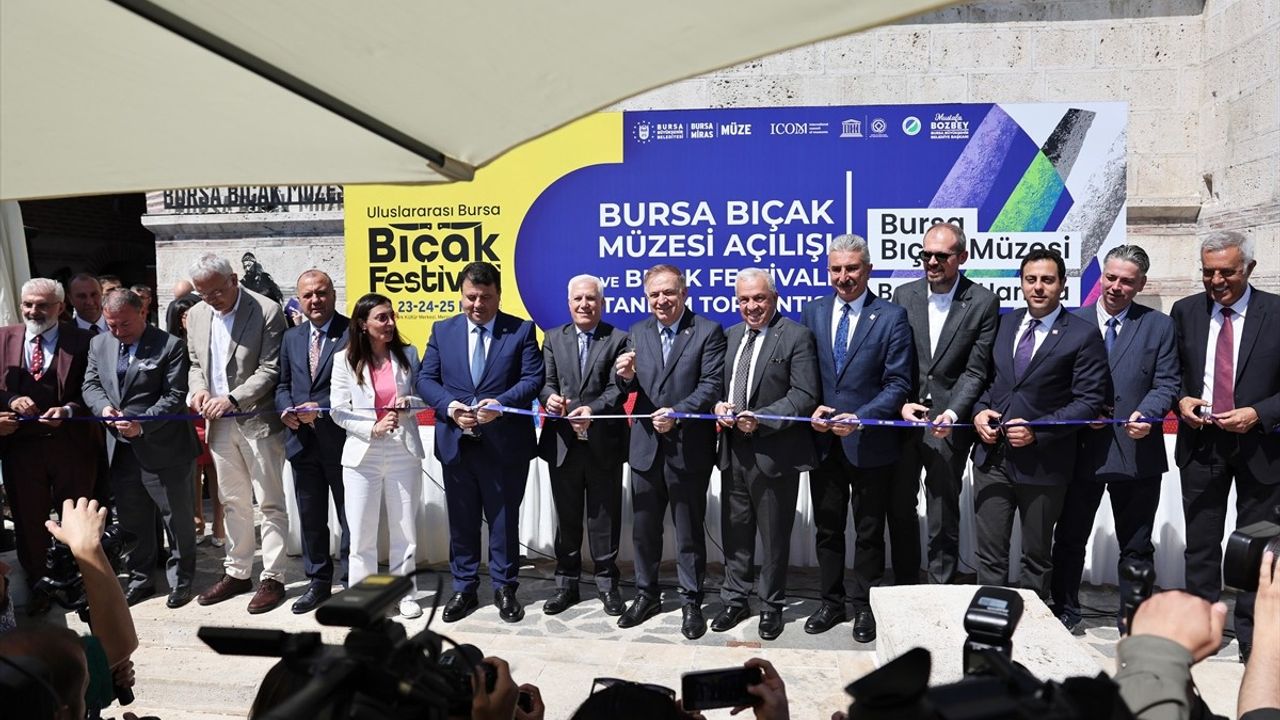 Bursa Bıçak Müzesi Resmi Törenle Açıldı