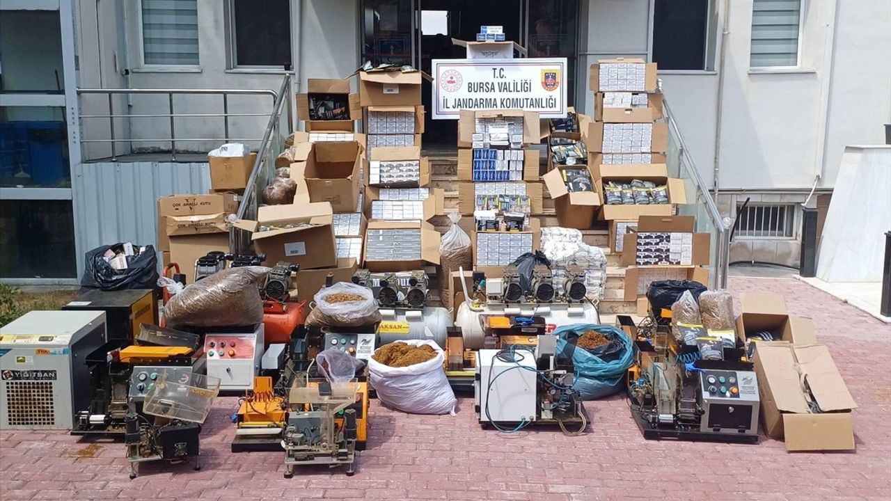 Bursa'da Kaçakçılık Operasyonu: 4 Şüpheli Gözaltında