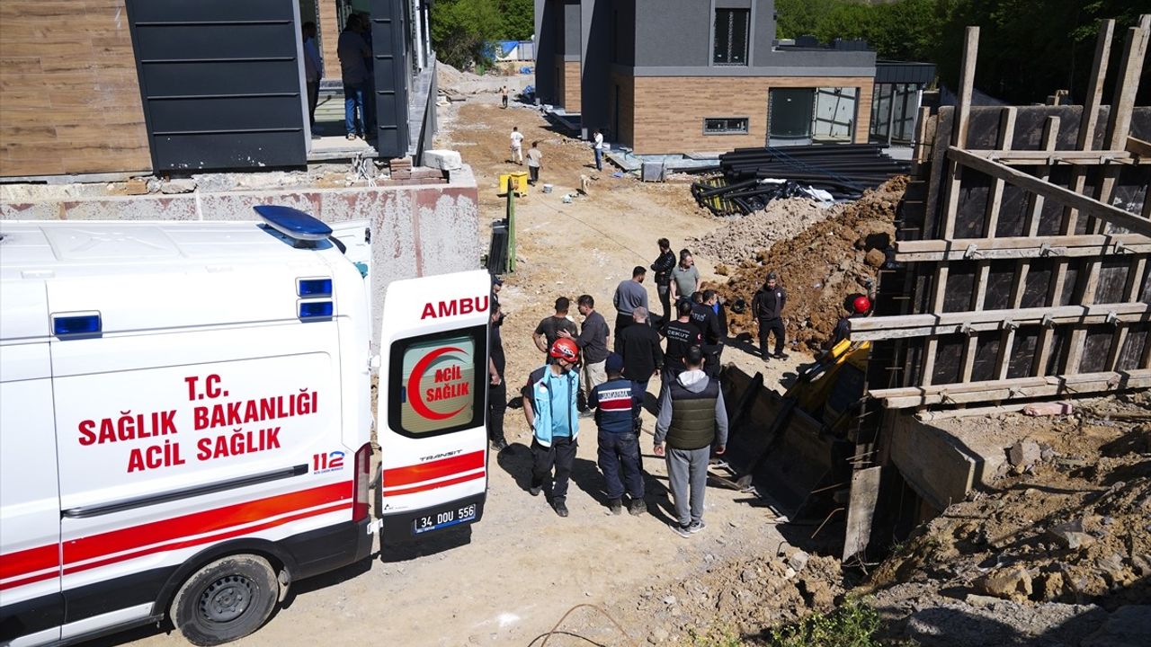 Çekmeköy'deki İnşaat Alanında Göçük: Bir İşçi Hayatını Kaybetti, Diğer İşçi Yaralandı