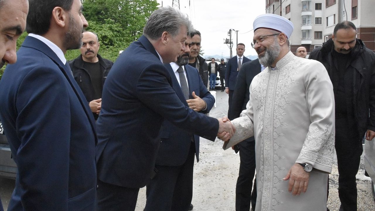Diyanet İşleri Başkanı Erbaş, Ordu'da Yeni Kur'an Kursunun Açılışını Yaptı