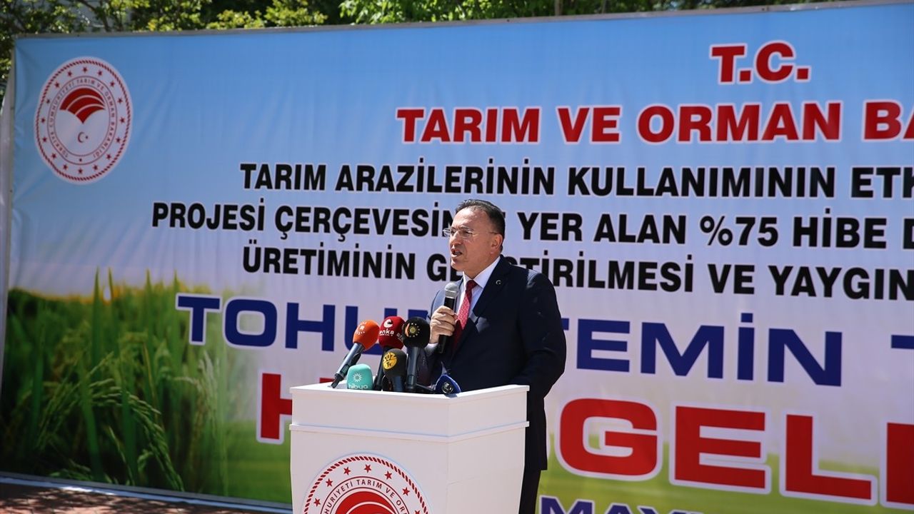 Diyarbakır'da 45 Çiftçiye 27 Ton Sertifikalı Çeltik Tohumu Desteği