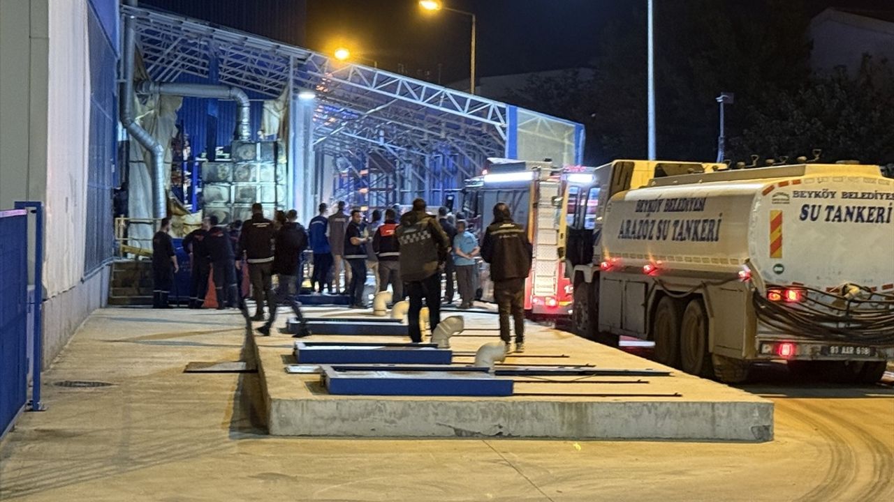 Düzce'deki Otomotiv Fabrikasında Yangın: Hasar Oluştu