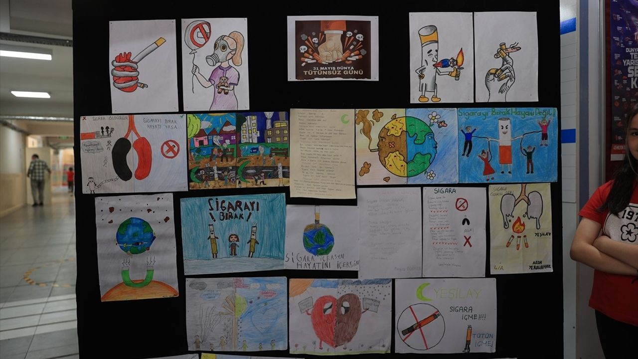 Edirne'deki Öğrencilerden Sigarayı Bırakma Çağrısı
