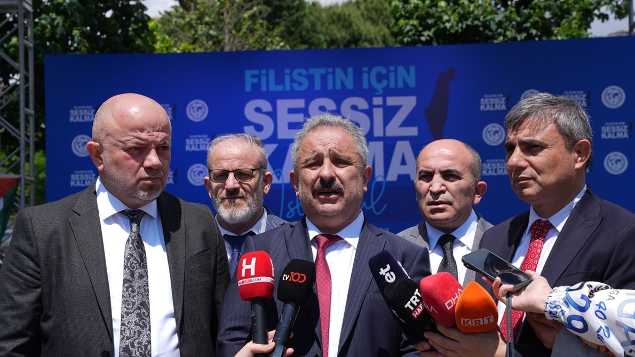 Filistin İçin Sessiz Kalma Ortak Canlı Yayını İstanbul'da Başladı