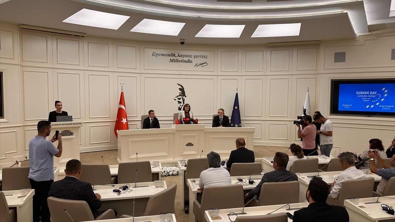 Gaziantep'te Avrupa Günü Resepsiyonu Düzenlendi
