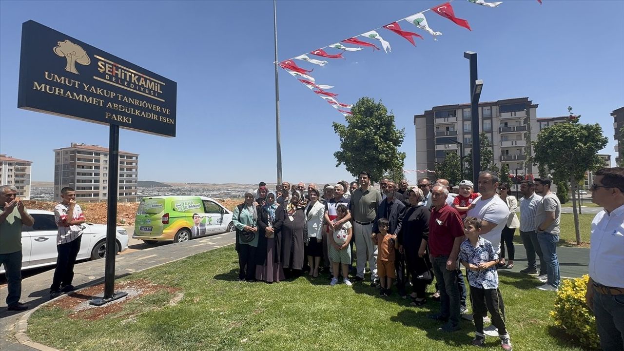 Gaziantep'te Hayatını Kaybeden Muhabirlerin İsimleri Parka Verildi