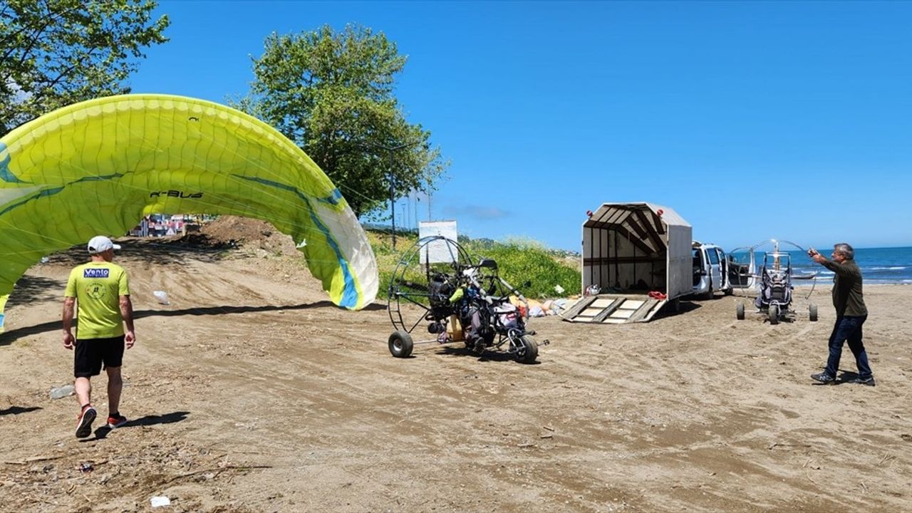 Giresun'da Paramotor Hava Kazası: 2 Kişi Sağ Kurtuldu
