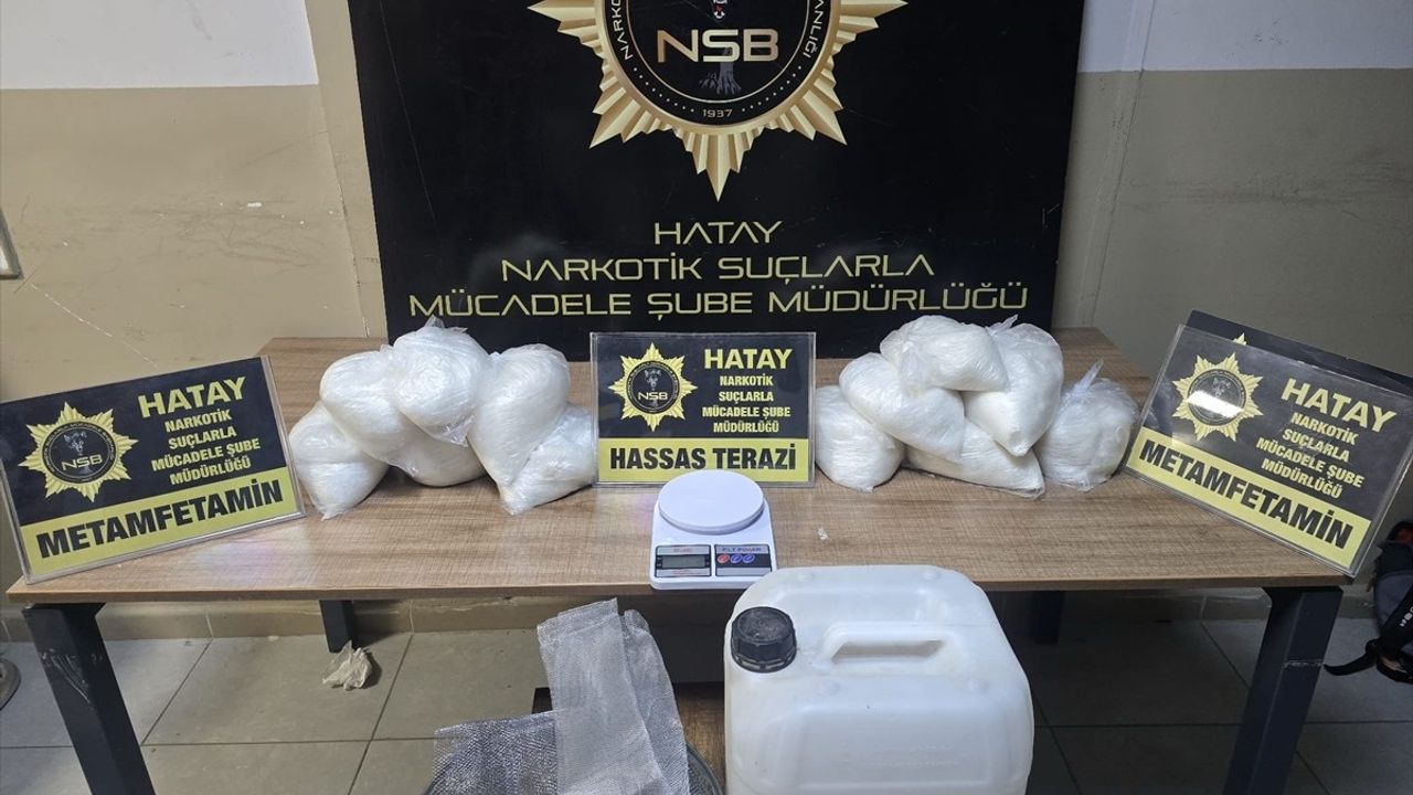 Hatay'da 11 Kilogram Sentetik Uyuşturucu Ele Geçirildi