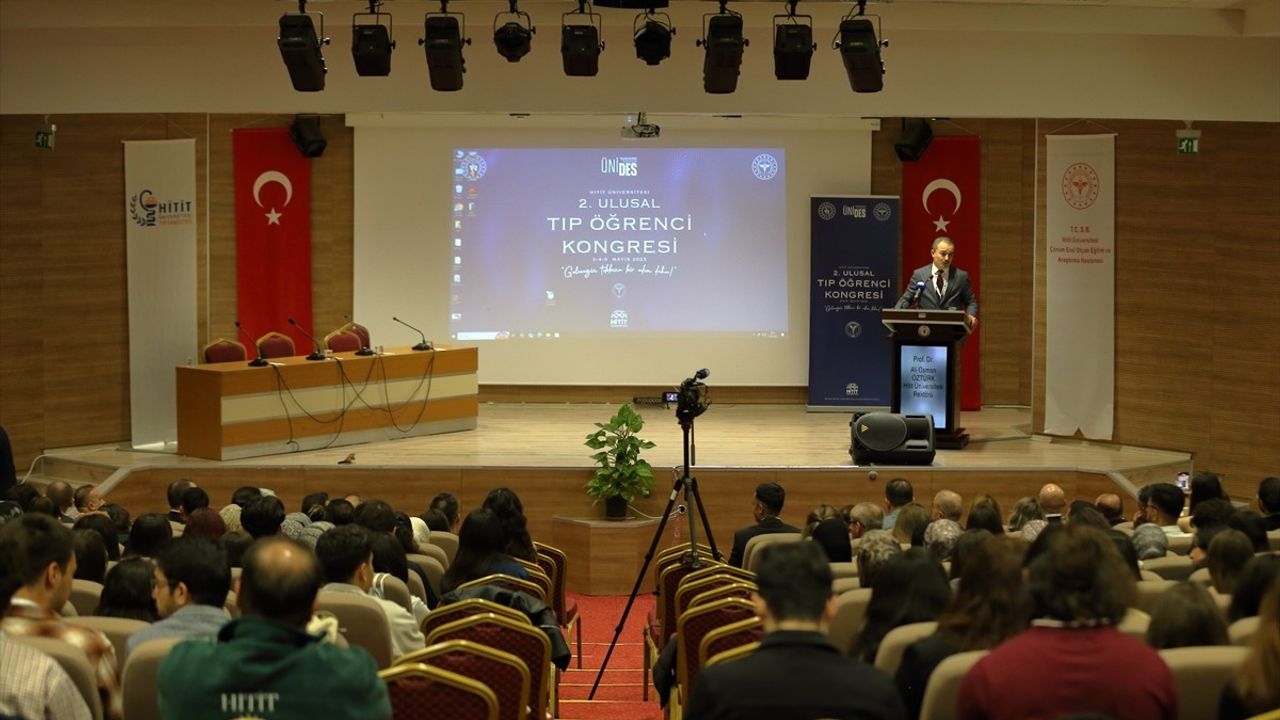 Hitit Üniversitesi 2. Ulusal Tıp Öğrenci Kongresi Başladı