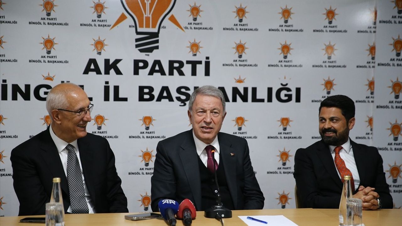 Hulusi Akar Bingöl'de Terörsüz Türkiye Vurgusu Yaptı
