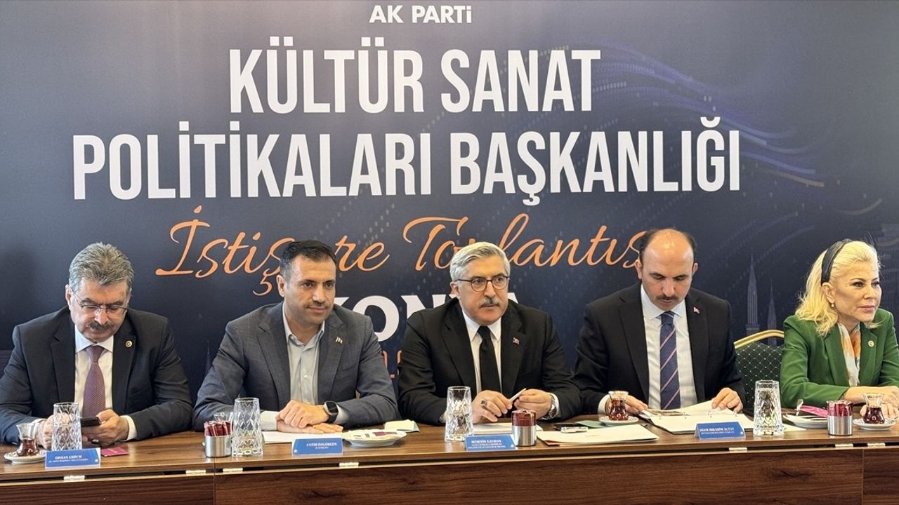 Hüseyin Yayman, Konya İstişare Toplantısında Kültür Sanat Vurgusu Yaptı