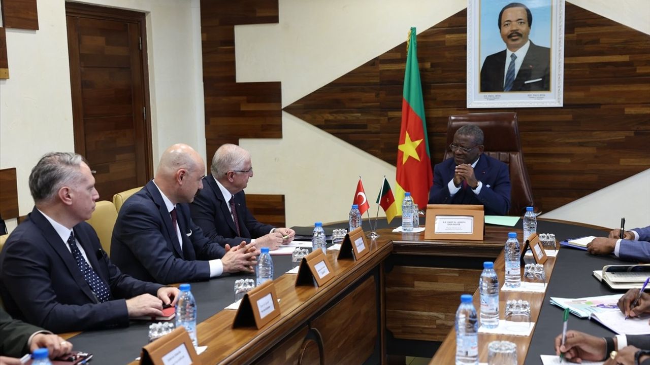 Kamerun Başbakanı Ngute, Türk Savunma Bakanı Güler'i Ağırladı