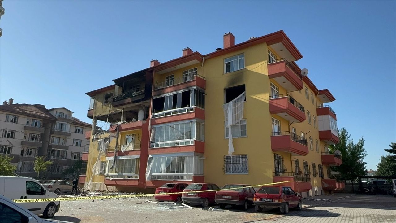 Konya'da Doğal Gaz Kaynaklı Patlamada 12 Kişi Yaralandı