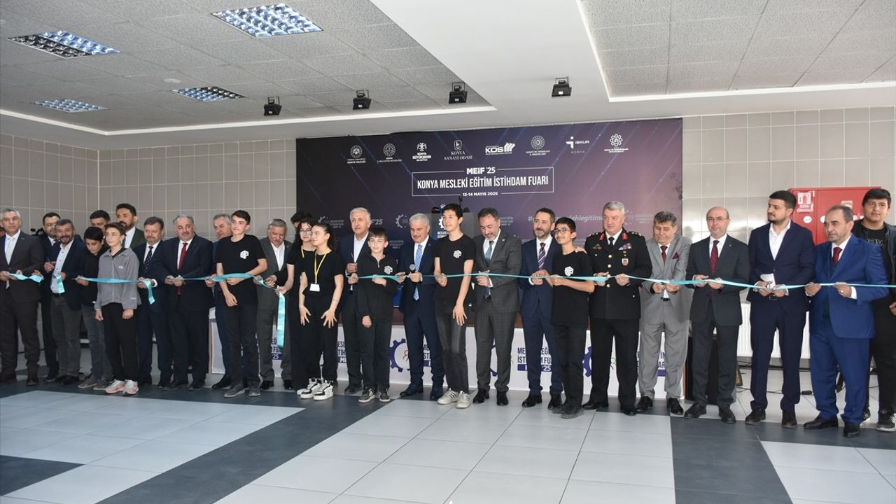 Konya Mesleki Eğitim İstihdam Fuarı MEİF'25 Kapılarını Açtı