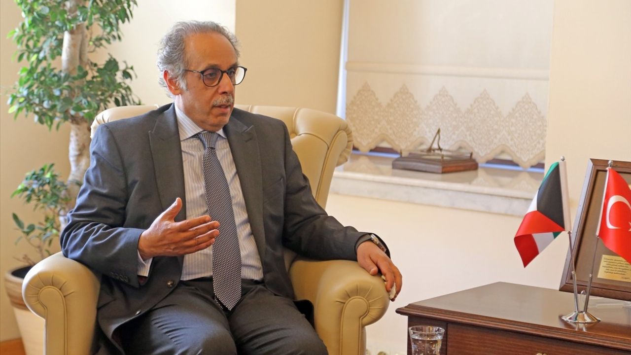 Kuveyt Büyükelçisi Adwani, Muğla Büyükşehir Belediye Başkanı Aras'ı Ziyaret Etti