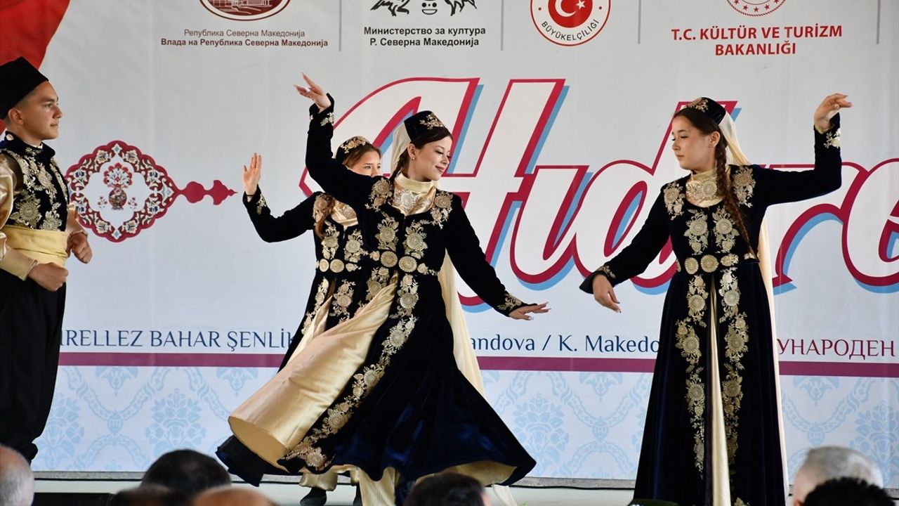 Kuzey Makedonya'da 32. Uluslararası Hıdırellez Bahar Şenlikleri Başladı