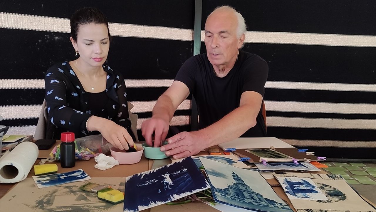 Litvanyalı Fotoğraf Sanatçısı Jonas Danielevicius, Samsun'da Güneş Baskı Tekniğini Tanıttı