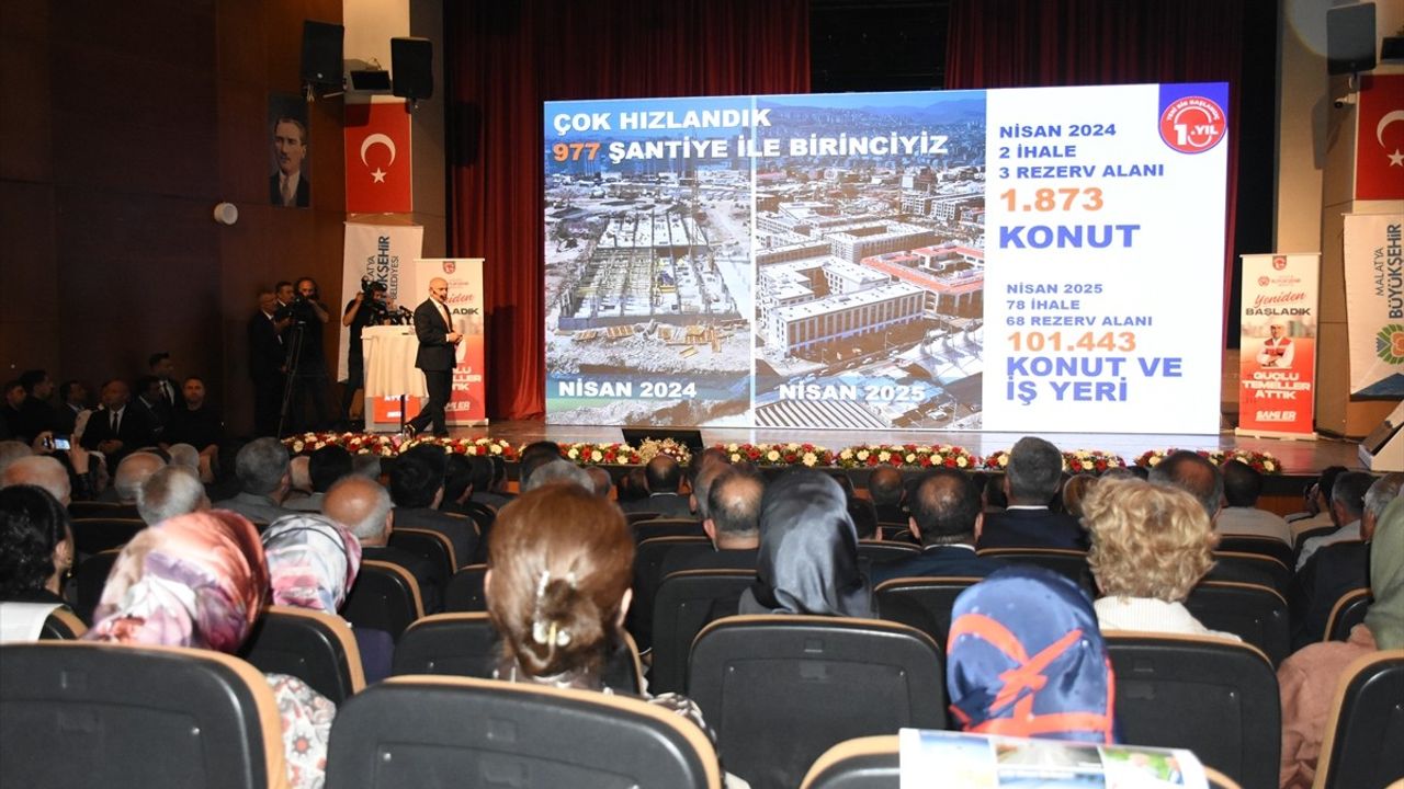 Malatya'da 101 Bin 443 Bağımsız Bölüm Konut İhalesi Gerçekleştirildi