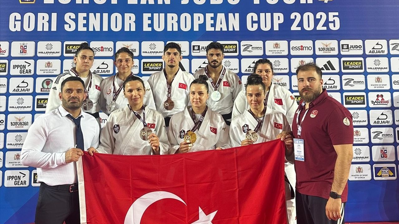 Milli Judocular Avrupa Kupası'nda 1 Altın, 8 Madalya Kazandı