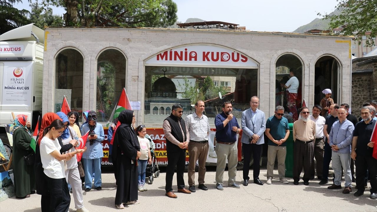 Minia Kudüs Tırı'nın 40. Durağı Amasya'da Ziyarete Açıldı