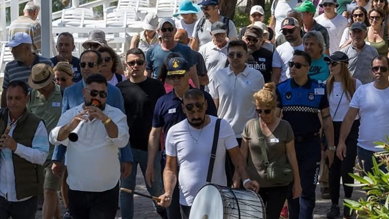 Muğla'da Akdeniz'den Ege'ye Dostluk ve Doğa Yürüyüşü Gerçekleştirildi