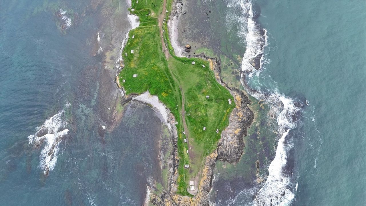 Ordu'daki Yason Burnu ve Hoynat Adası Günde 5 Bin Turisti Ağırlıyor