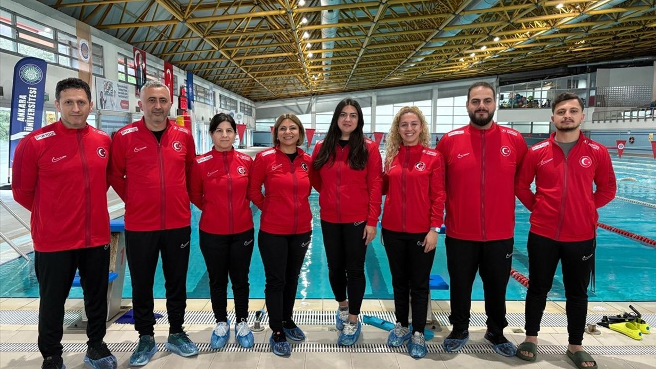 Özel Sporcular Yüzme Milli Takımı, Avrupa Oyunları İçin Ankara'da Kamp Yapıyor