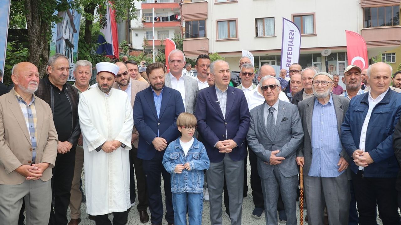 Rize'de Çarşı Mahallesi Camisi'nin Temeli Atıldı