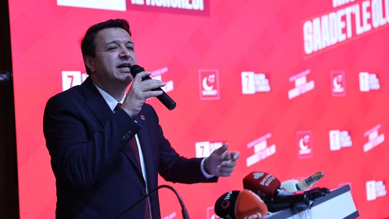 Saadet Partisi Genel Başkanı Mahmut Arıkan, Şanlıurfa'da İl Kongresi'ne Katıldı