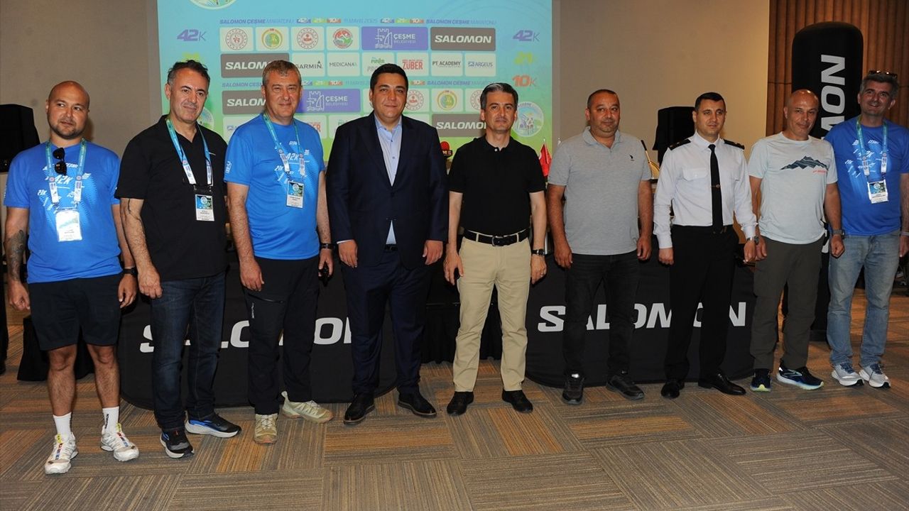 Salomon Çeşme Maratonu için Basın Toplantısı Gerçekleştirildi