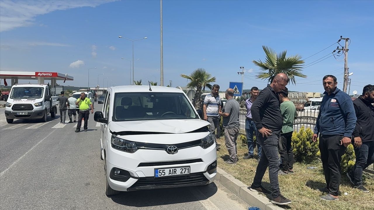 Samsun'da Bisiklet Sürücüsü Hafif Ticari Aracın Çarpması Sonucu Hayatını Kaybetti