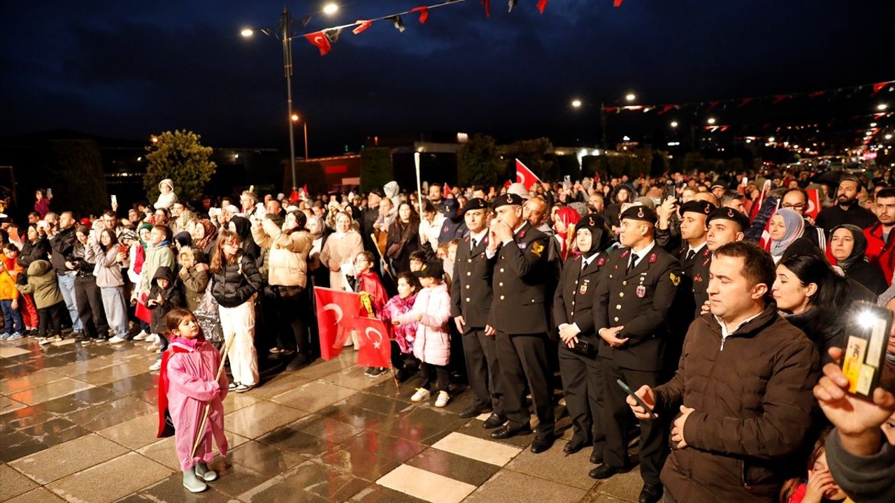 Samsun'da Jandarma Bando Komutanlığı Mehteran Birliği'nden Coşkulu Gösteri