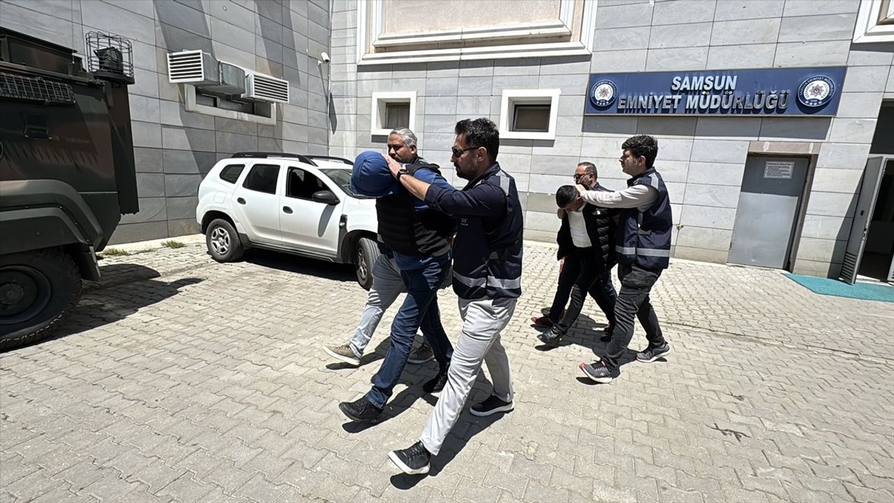 Samsun'da Kardeşini Öldüren Zanlı Adliyeye Sevk Edildi