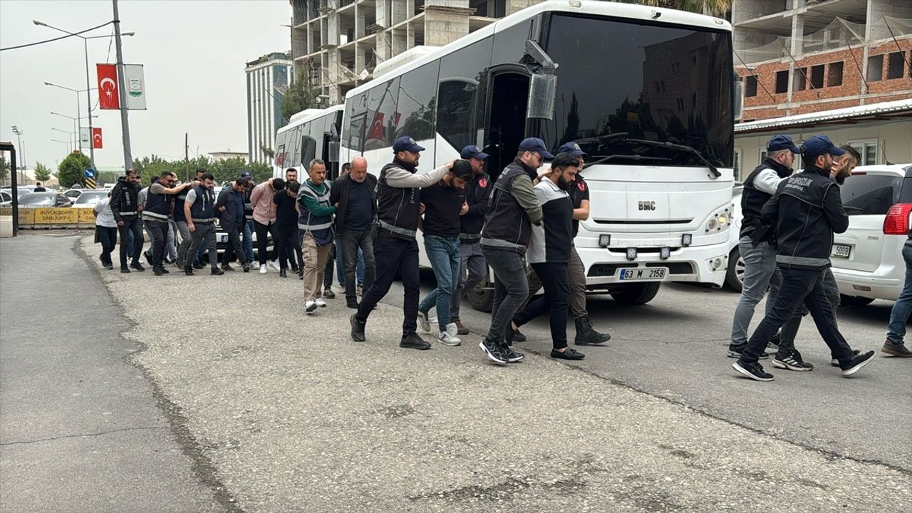 Şanlıurfa Merkezli 'Change' Araç Operasyonunda 15 Şüpheli Gözaltına Alındı