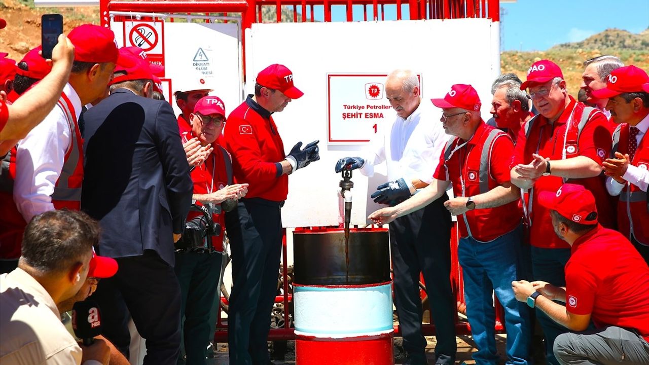 TBMM Başkanı Kurtulmuş, Şırnak Gabar Dağı'nda Petrol Akışını İzledi
