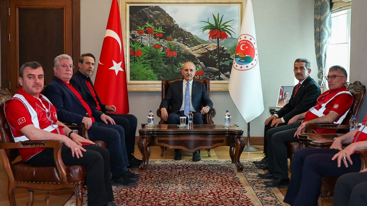 TBMM Başkanı Numan Kurtulmuş, Şırnak'ta Valiliği ve Belediye'yi Ziyaret Etti
