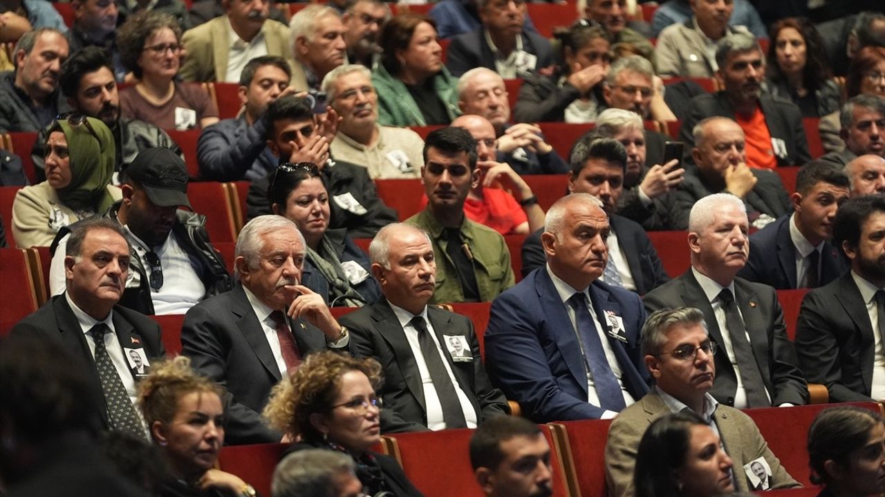 TBMM Başkanvekili Sırrı Süreyya Önder İçin Anma Töreni Düzenlendi