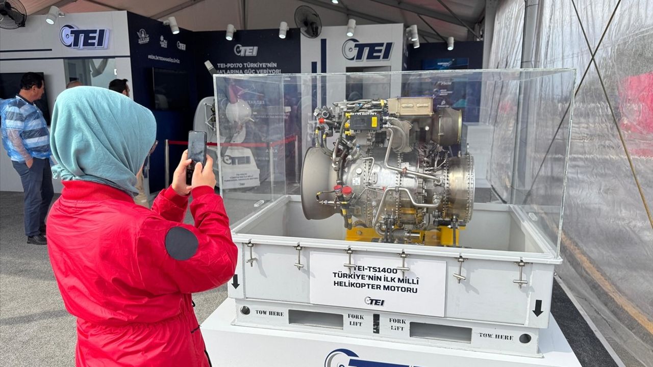 TEI, Havacılık Motorlarını TEKNOFEST KKTC'de Tanıtıyor