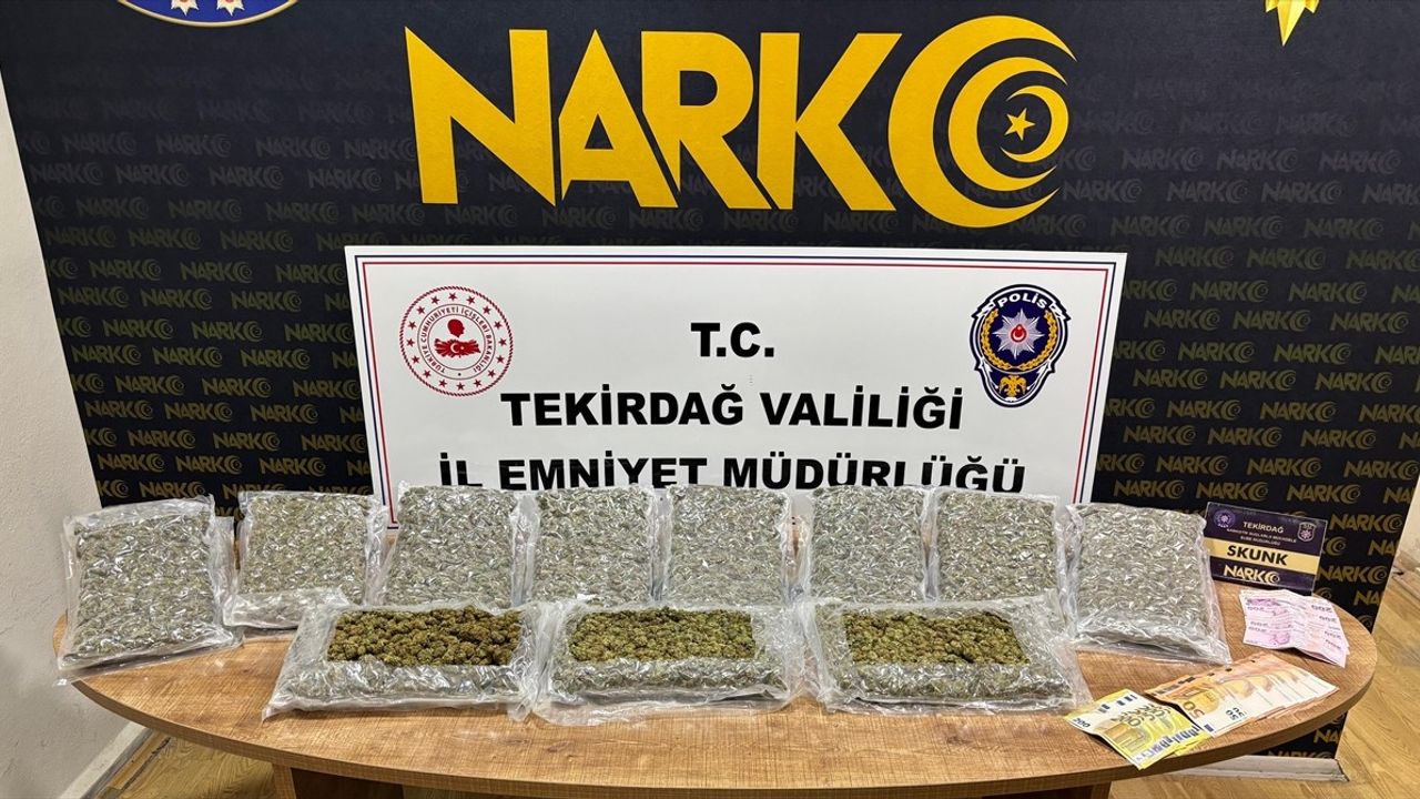 Tekirdağ'da Uyuşturucu Operasyonlarında 10 Şüpheli Tutuklandı
