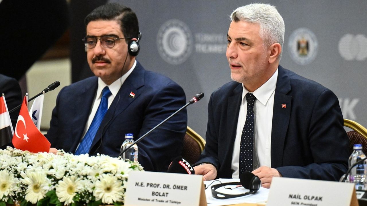 Ticaret Bakanı Bolat, Türkiye-Irak İlişkileri Üzerine Önemli Açıklamalarda Bulundu